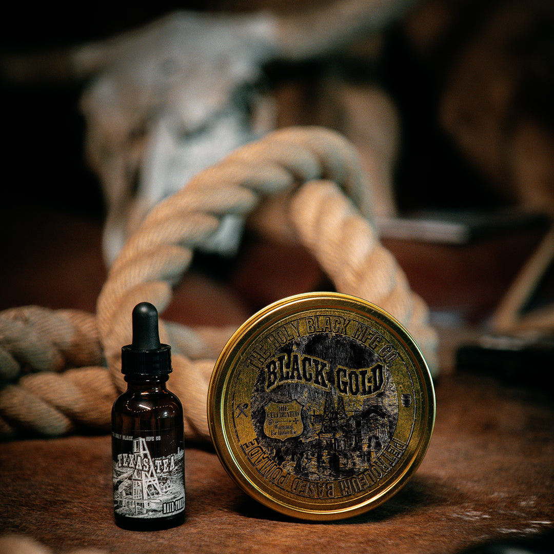 Black Gold, Texas Tea- Pomade and Tonic Bundle