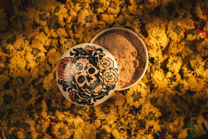 La Ofrenda by The Holy Black, shaving soap marigold bed