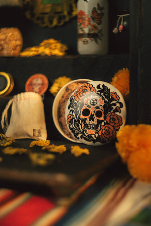 La Ofrenda by The Holy Black, shaving soap dish lid
