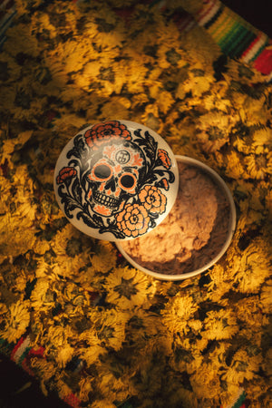 La Ofrenda by The Holy Black, shaving soap marigold bed