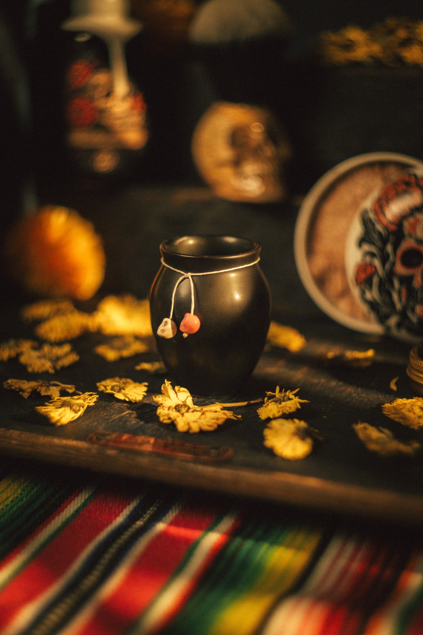 La Ofrenda by The Holy Black, clay cantarito