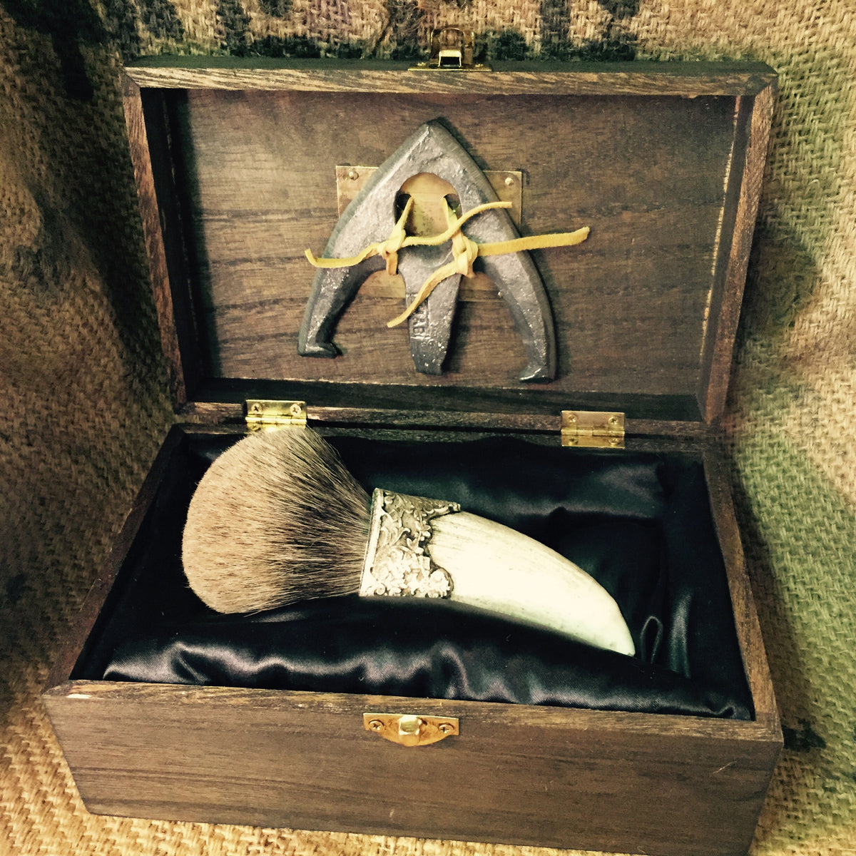 &quot;Old Thunder&quot; Limited Edition Custom Shaving Brush - The Holy Black Trading Co
 - 2