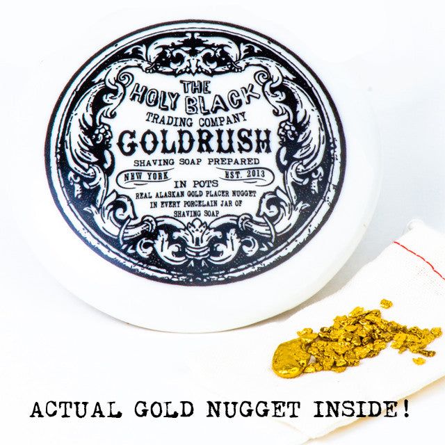 LIMITED EDITION Goldrush Shaving Soap - The Holy Black Trading Co
 - 1